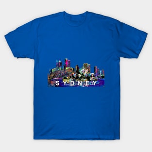 Sydney, Australia in graffiti T-Shirt